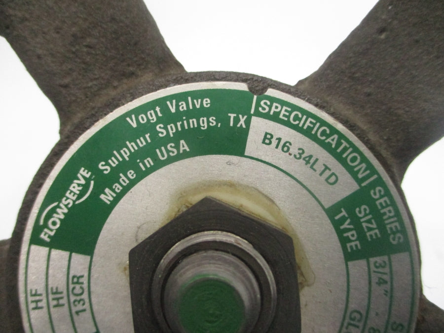 FLOWSERVE B16.34LTD SW810 GLOBE 56500-2R2 2000PSI 3/4" UNMP