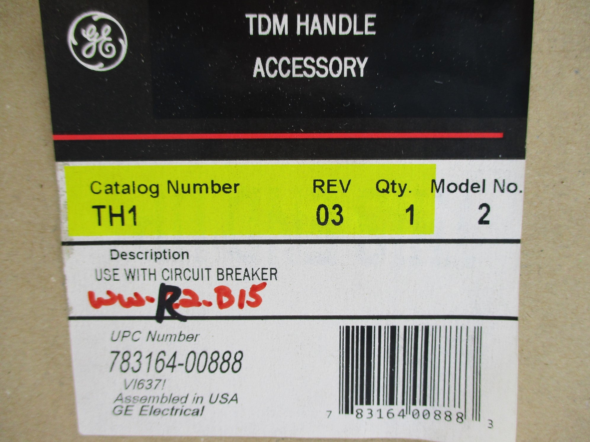 GENERAL ELECTRIC TH1 NSMP