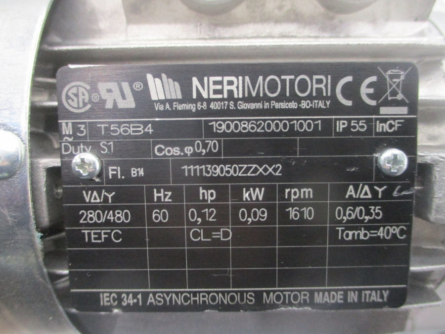 NERIMOTORI T56B4 19008620001001 280/480V 0.6/0.35A NSNP