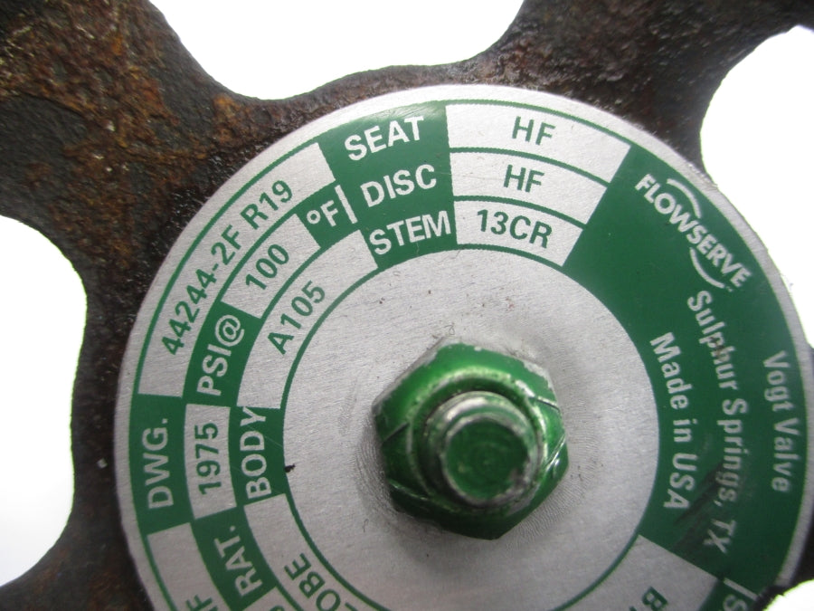 FLOWSERVE B16.34 SW12141FHF GLOBE 44244-2FR19 1975PSI 3/4" UNMP