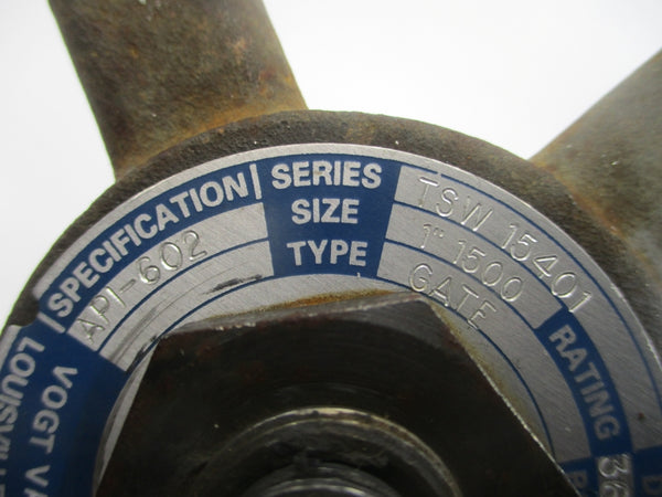 VOGT API-602 TSW15401 GATE 52269A3R03 3600PSI 1" NSNP