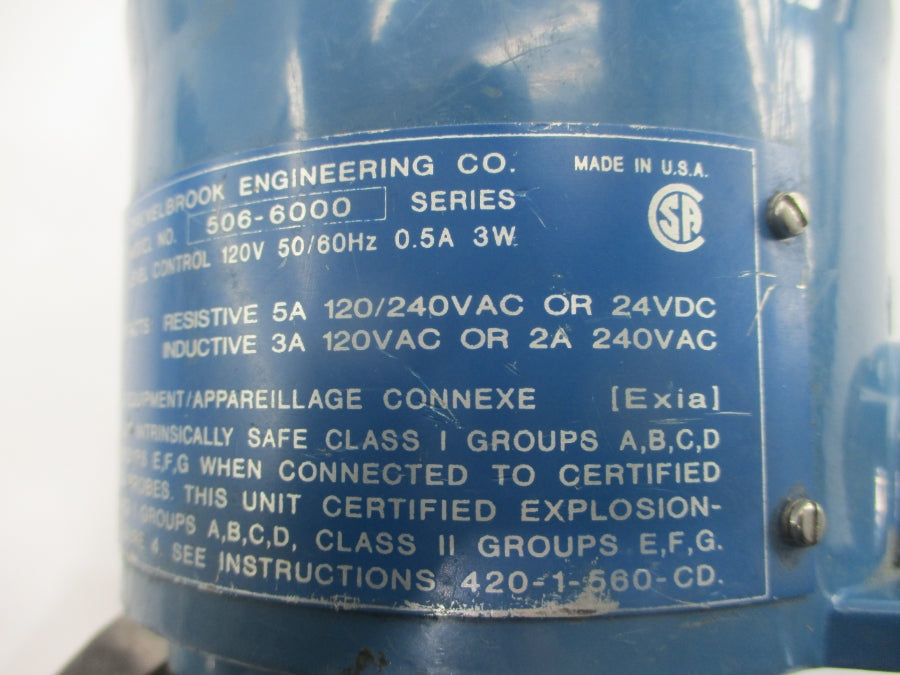 DREXELBROOK 700-202-2 506-6000 120/240VAC 5A 50PSI UNMP
