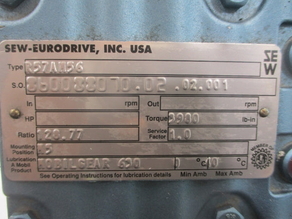 SEW-EURODRIVE R57AM56 NSNP