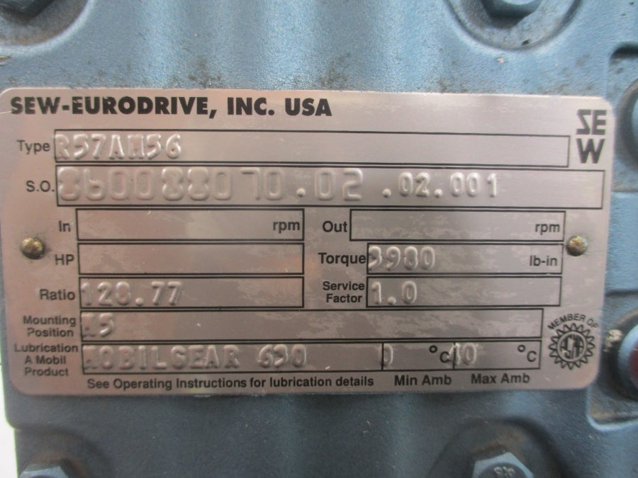 SEW-EURODRIVE R57AM56 NSNP