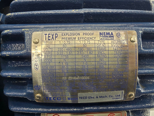 TECO XV0014C AEUHXG 230/460V 3.63/1.82A NSNP