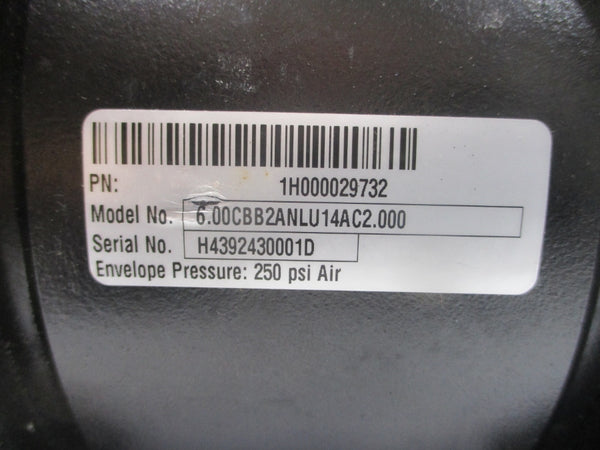 PARKER 1H000029732 6.00CBB2ANLU14AC2.000 250PSI NSNP
