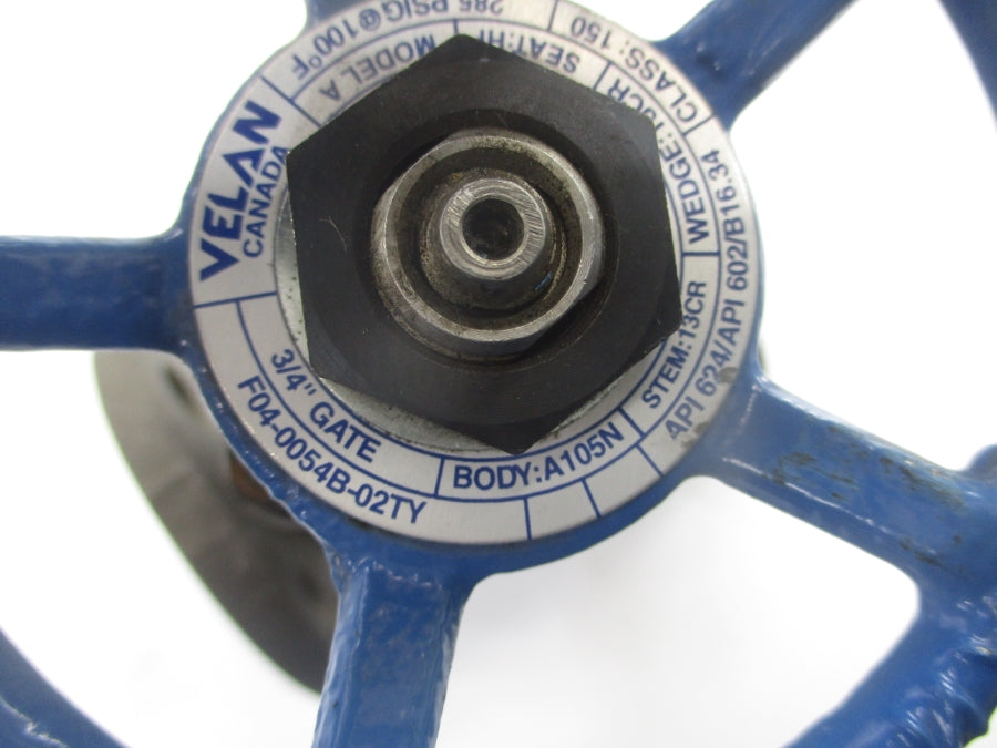 VELAN F04-0054B-02TY 285PSI 3/4" UNMP