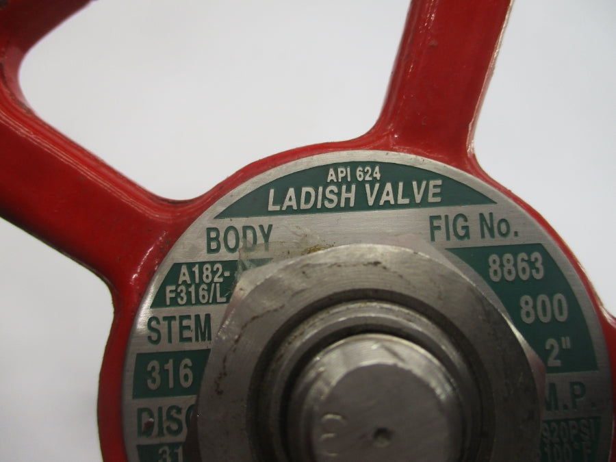 LADISH VALVE 8863 1920PSI 2" UNMP