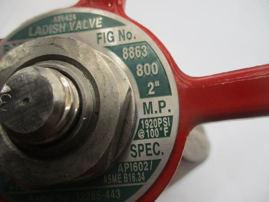 LADISH VALVE 8863 1920PSI 2" UNMP