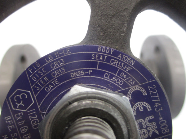 BONNEY FORGE L611-LE 227743-*008 825PSI 1" UNMP