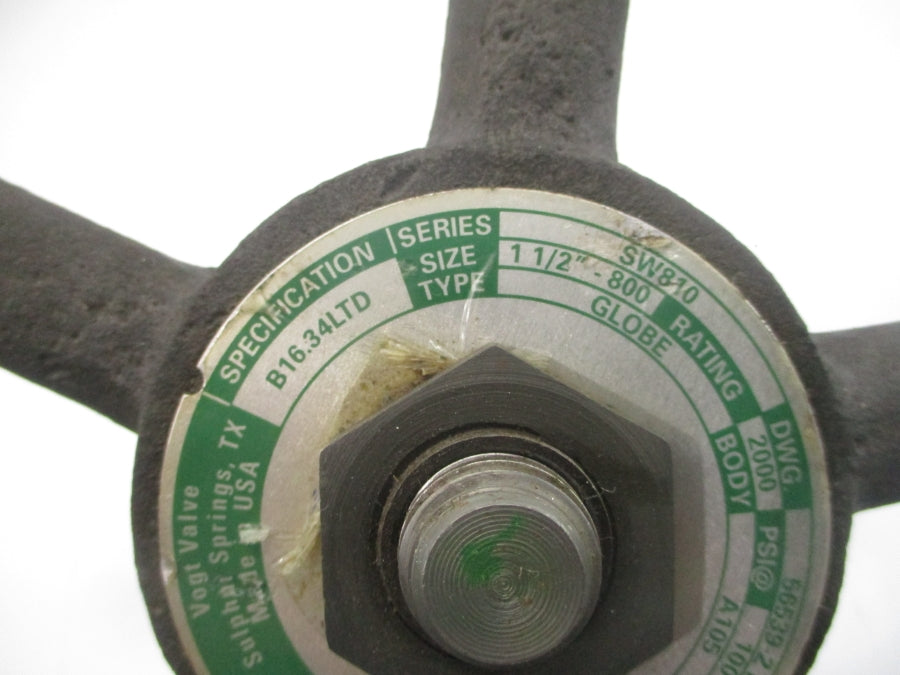 FLOWSERVE B16.34LTD SW810 GLOBE 56539-2R04 2000PSI 1-1/2" UNMP