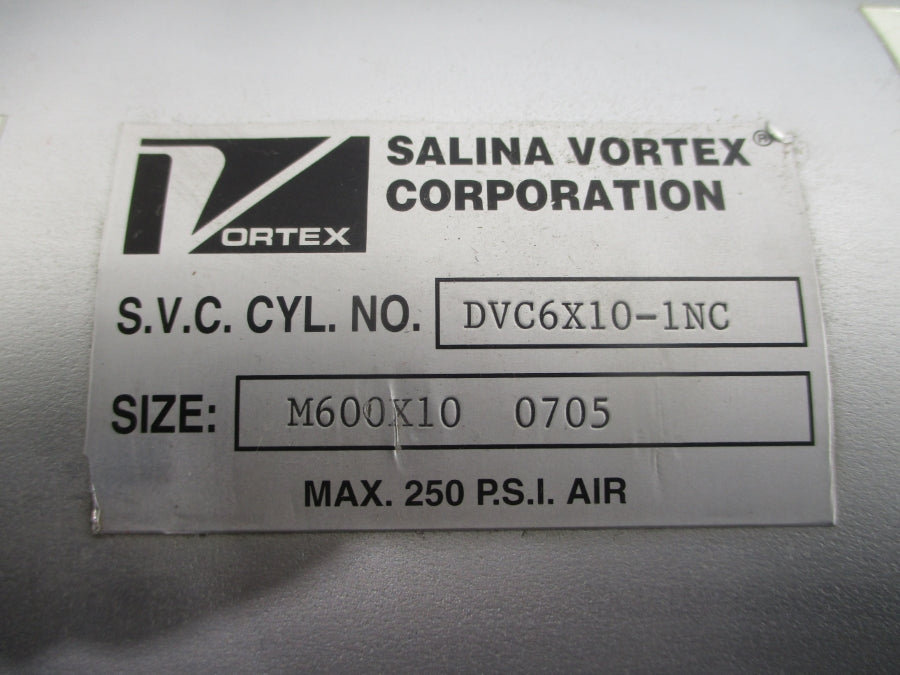 SALINA VORTEX DVC6X10-1NC M600X10-0705 250PSI UNMP