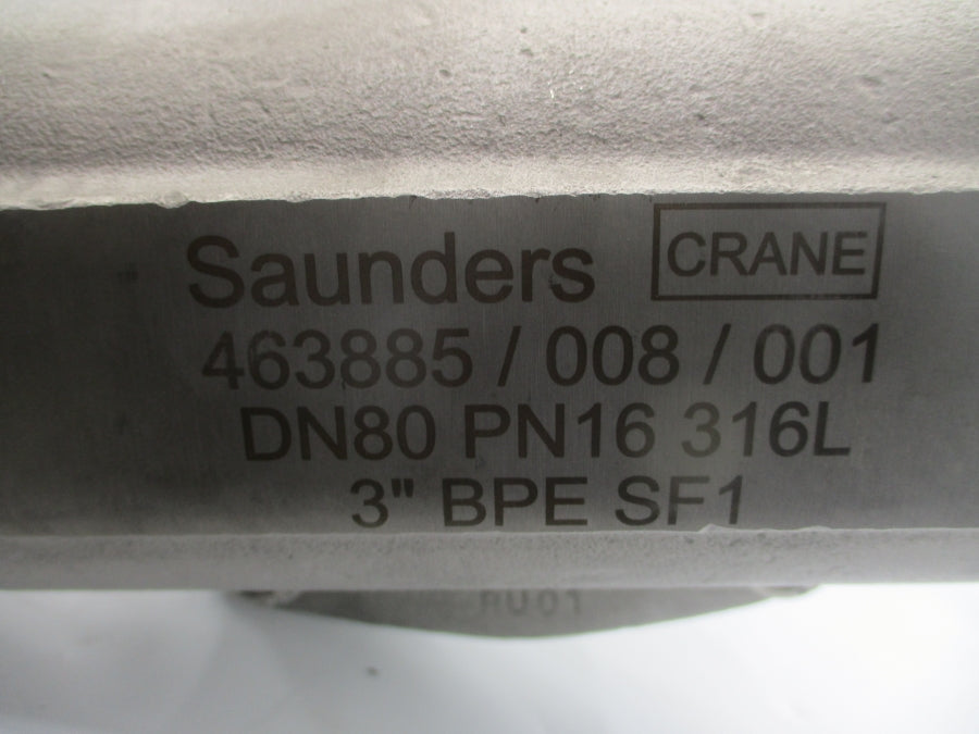 SAUNDERS S360 DN80 SG080SY0909EENCRBYN 3" NSNP