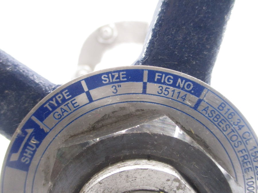 SHARPE 35114 B16.34CL150 285PSI 3" UNMP