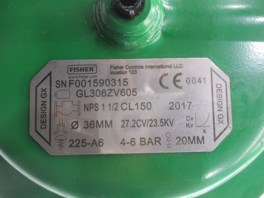 FISHER CONTROLS GL306ZV605 DVC6200 30VDC 145PSI 1-1/2" UNMP