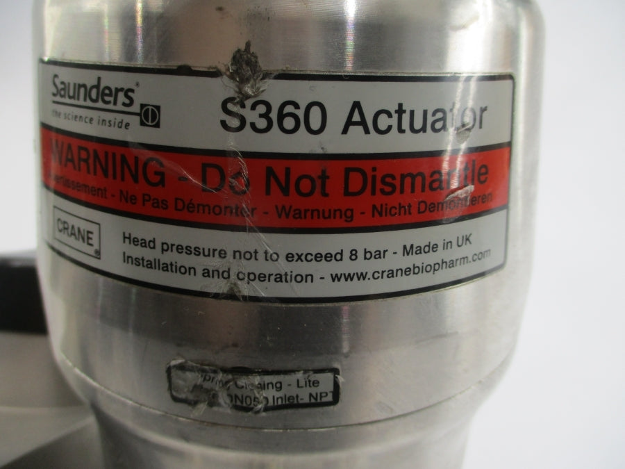 SAUNDERS S360 DN65 464540/051/001 PN16316L 2.5" UNMP