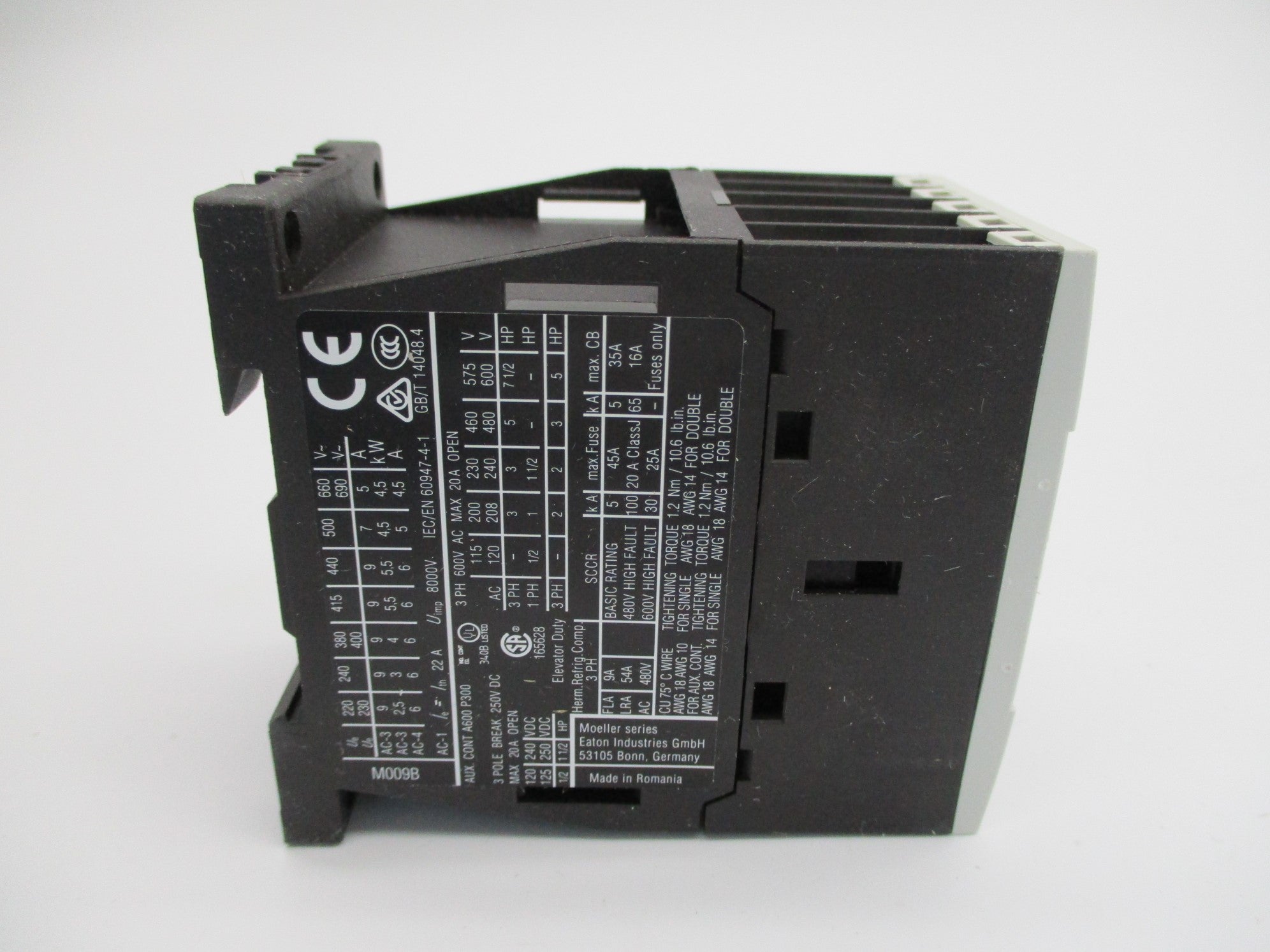 EATON XTCE009B10TD DILM9-10 24VDC NSMP
