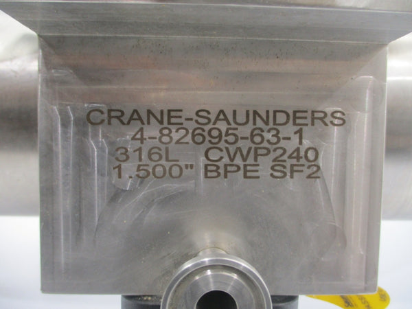 CRANE-SAUNDERS 4-82695-63-1 316L CWP240 1.500" UNMP