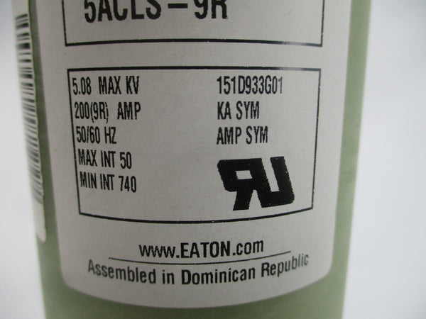 EATON 5ACLS-9R 151D933G01 200(9R)A NSNP
