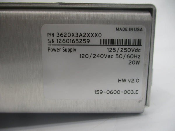 SEL 3620X3A2XXX0 SEL-3620 F/W 3620R215-V0 120/240VAC NSMP