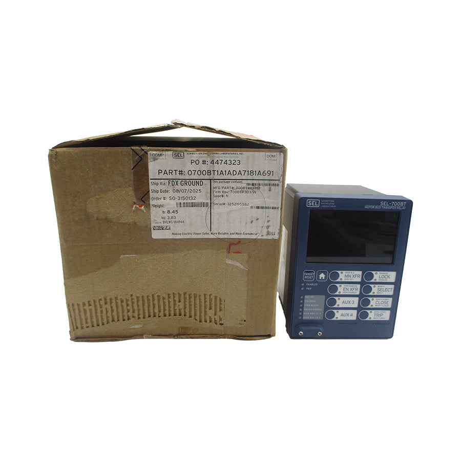SEL 0700BT1A1ADA7181A691 SEL-700BT F/W 700BTR303-V1 110-250V 1A NSMP