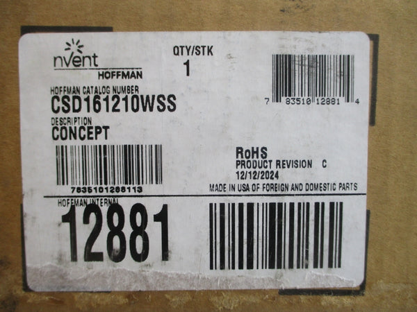 NVENT CSD161210WSS NSMP