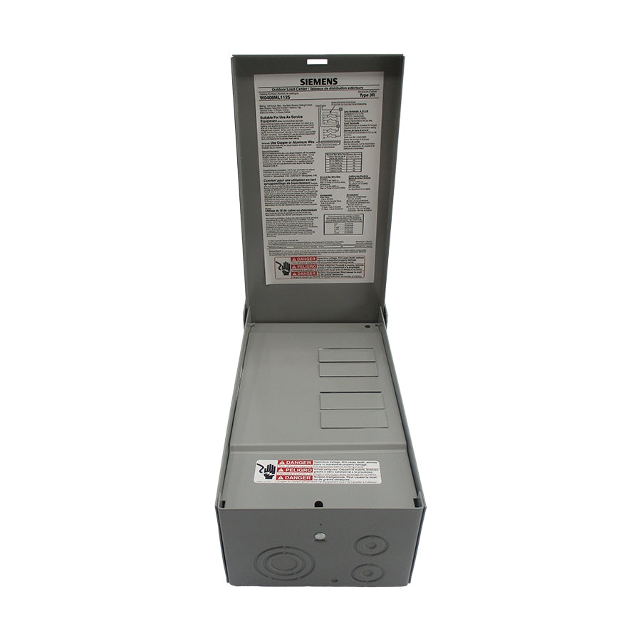 SIEMENS W0408ML1125U 120/240V 125A REV. 00 NSMP