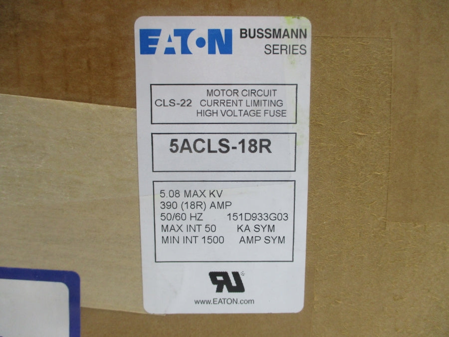 EATON 5ACLS-18R 151D933G03 390(18R)A NSFS