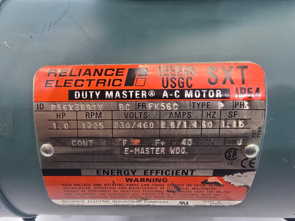 RELIANCE ELECTRIC P56X3891V 230/460V 2.6/1.4A NSNP