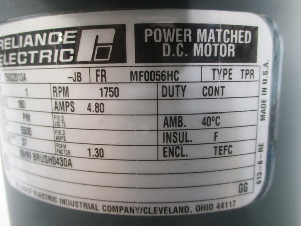 RELIANCE ELECTRIC T56S2013A-JB 180V 4.80A NSNP