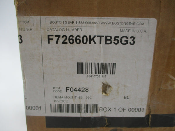 BOSTON GEAR F72660KTB5G3 NSMP