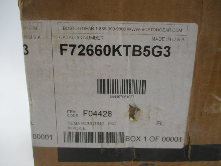BOSTON GEAR F72660KTB5G3 NSMP