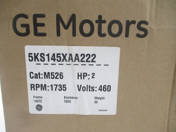 GENERAL ELECTRIC M526 5KS145XAA222D2 460V 2.7A NSMP