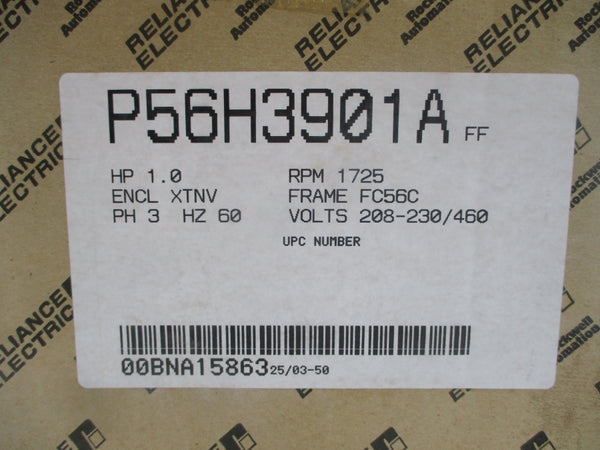 RELIANCE ELECTRIC P56H3901A 208-230/460V 2.8-2.8/1.4A NSMP
