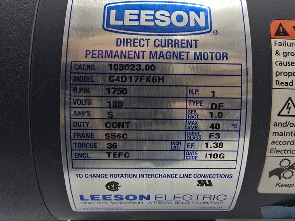 LEESON 108023.00 C4D17FK6H 180V 5A NSNP