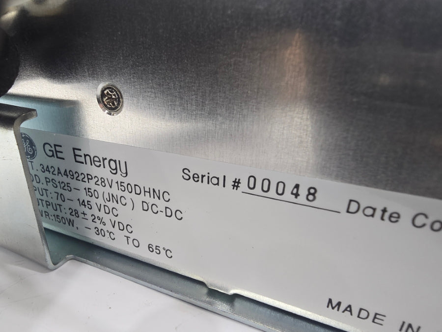 GENERAL ELECTRIC 259B2451EZG01 REV. 000 70-145VDC NSNP