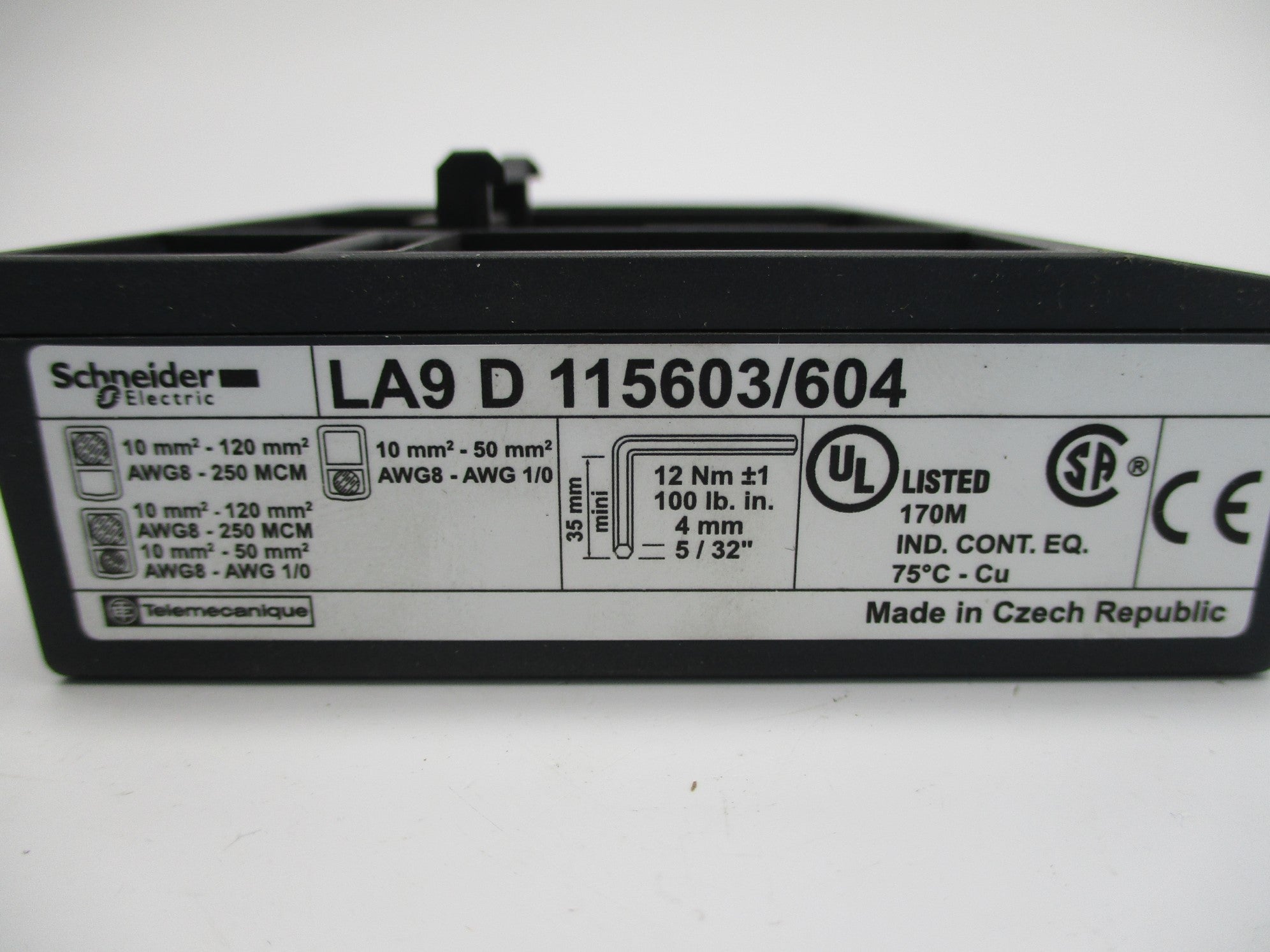 SCHNEIDER ELECTRIC LA9D115603/604 NSNP