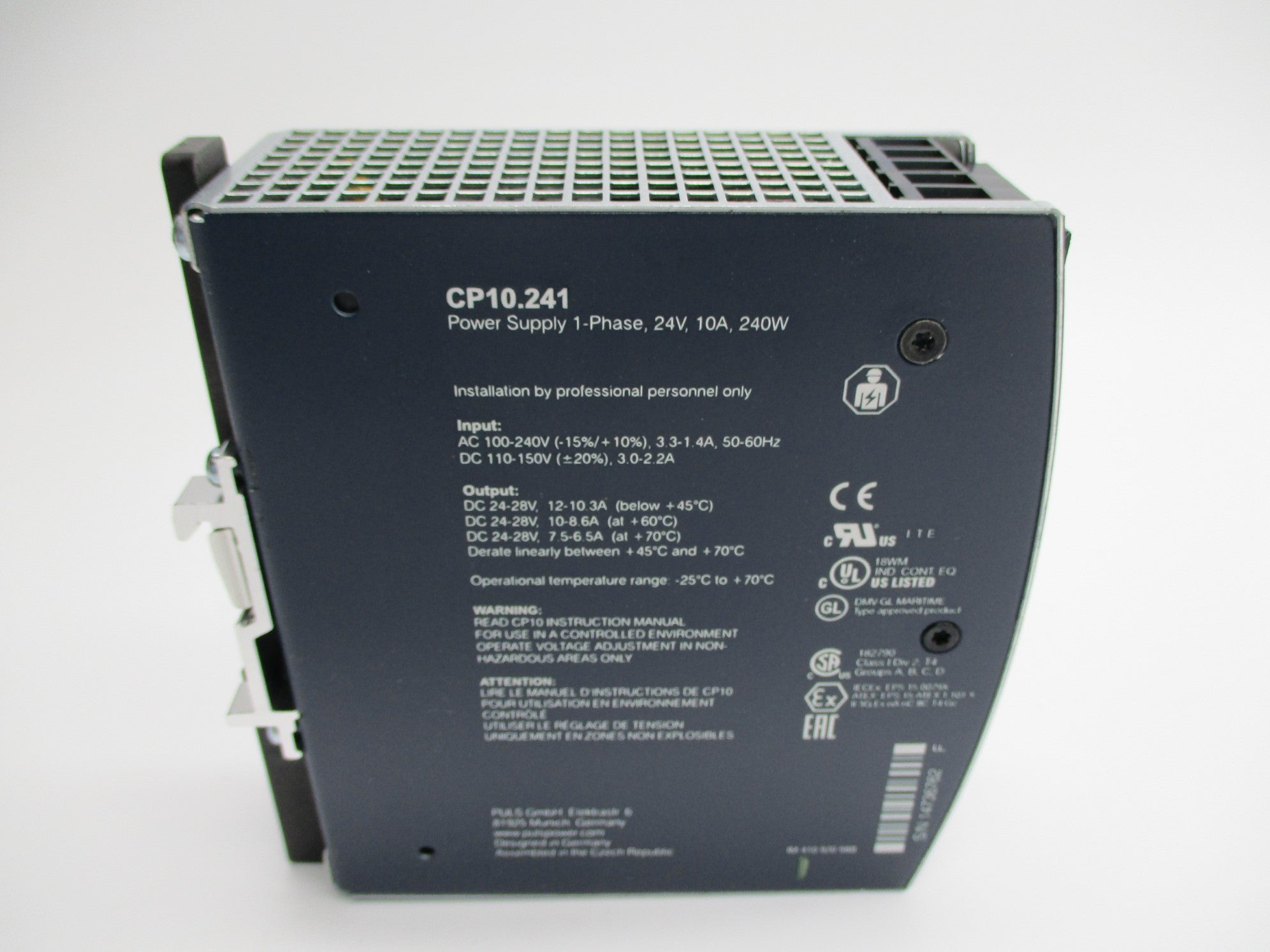 PULS CP10.241 100-240VAC 10A NSMP
