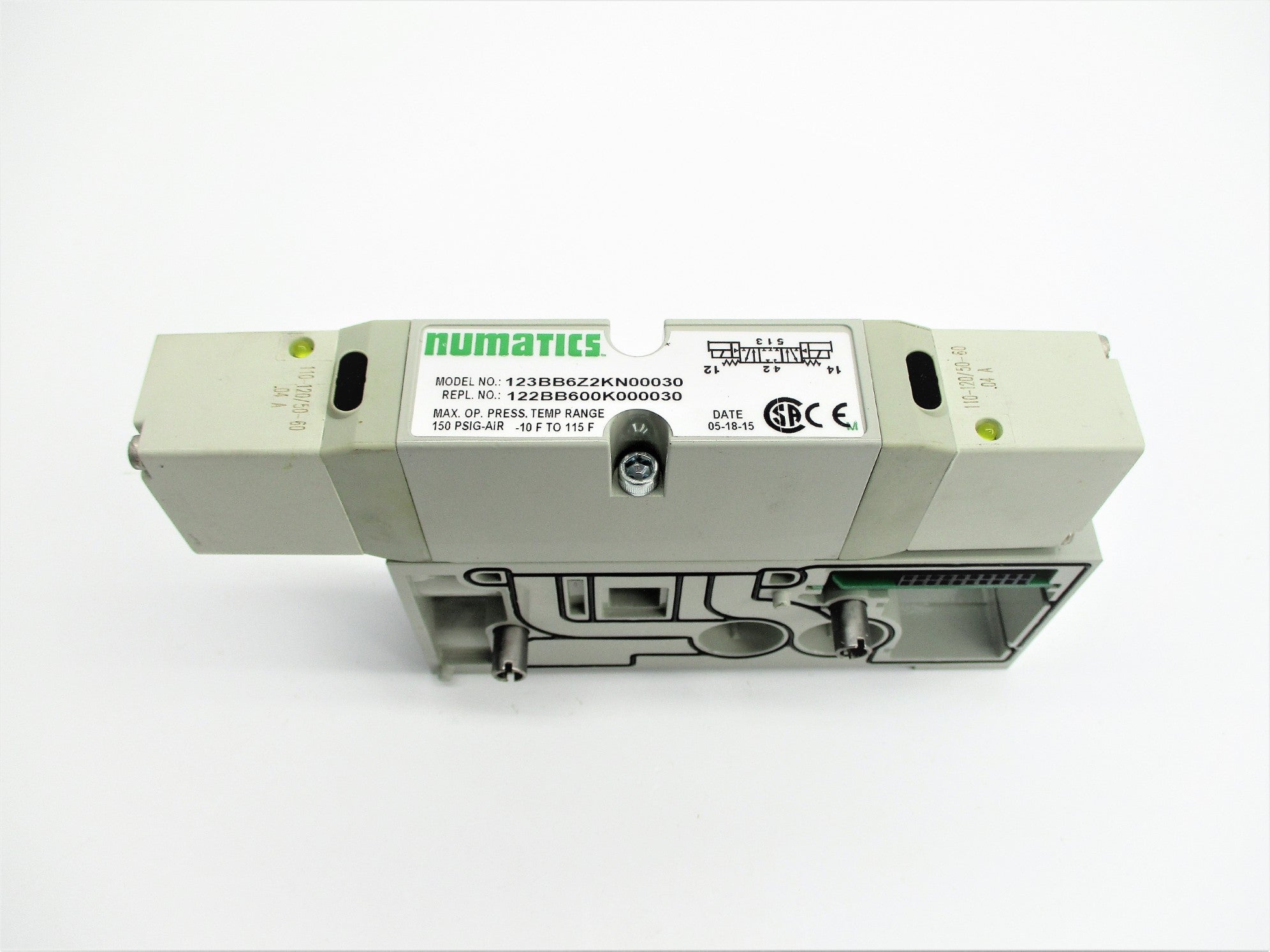 NUMATICS 123BB6Z2KN00030 110/120V 150PSIG NSNP