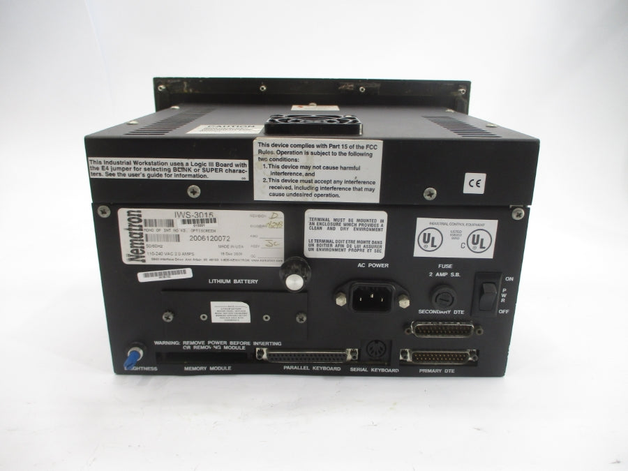 NEMATRON IWS-3015 110-240VAC 2.0A REV. D UNMP