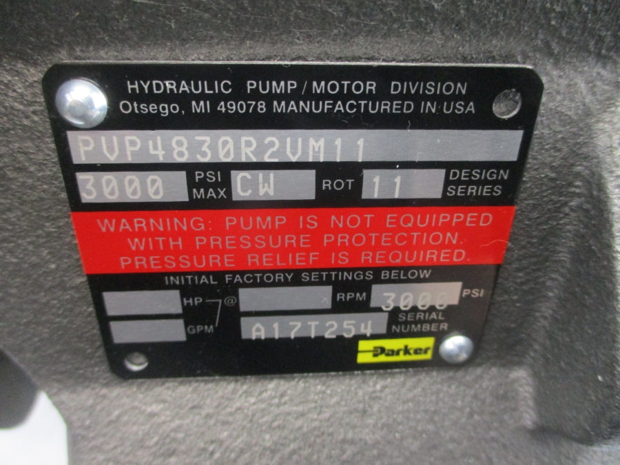 PARKER PVP4830R2VM11 3000PSI NSNP