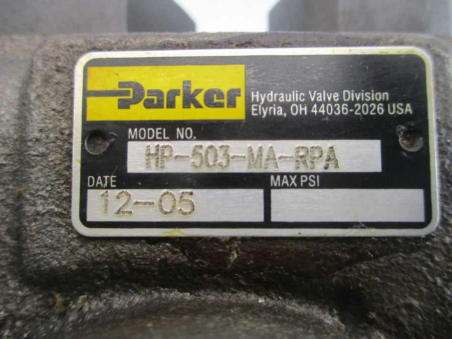 PARKER HP-503-MA-RPA NSNP