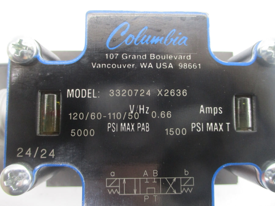 COLUMBIA 3320724X2636 110/120V 0.66A 1500/5000PSI NSNP