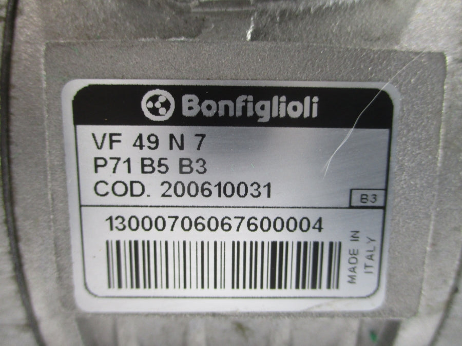 BONFIGLIOLI VF49N7P71B5B3 UNMP