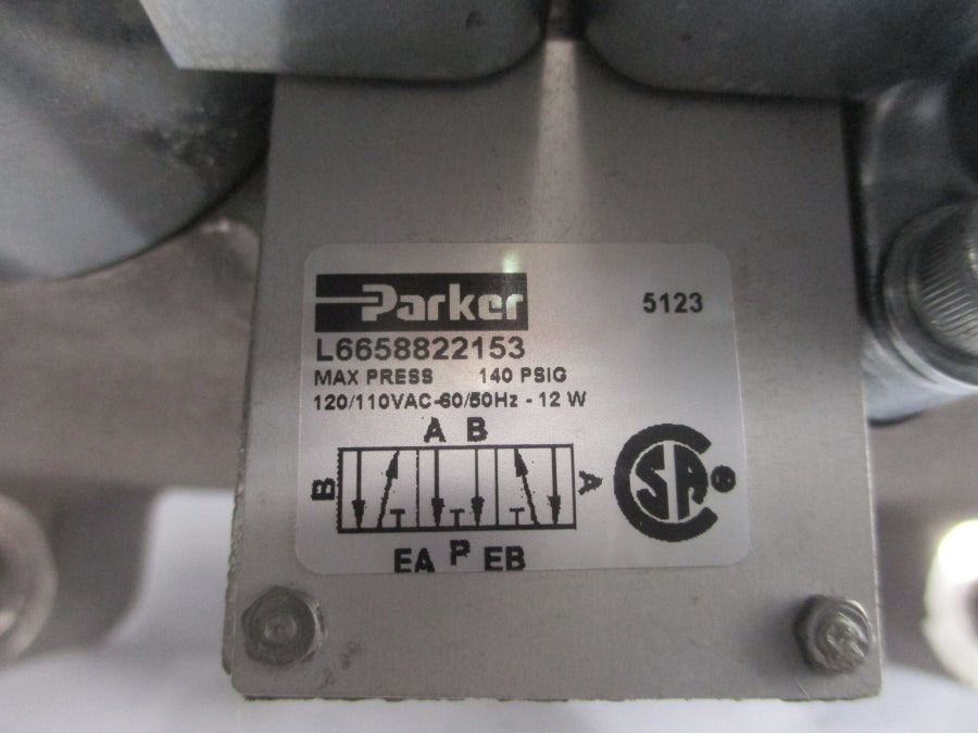 PARKER L6658822153 110/120V 140PSI UNMP