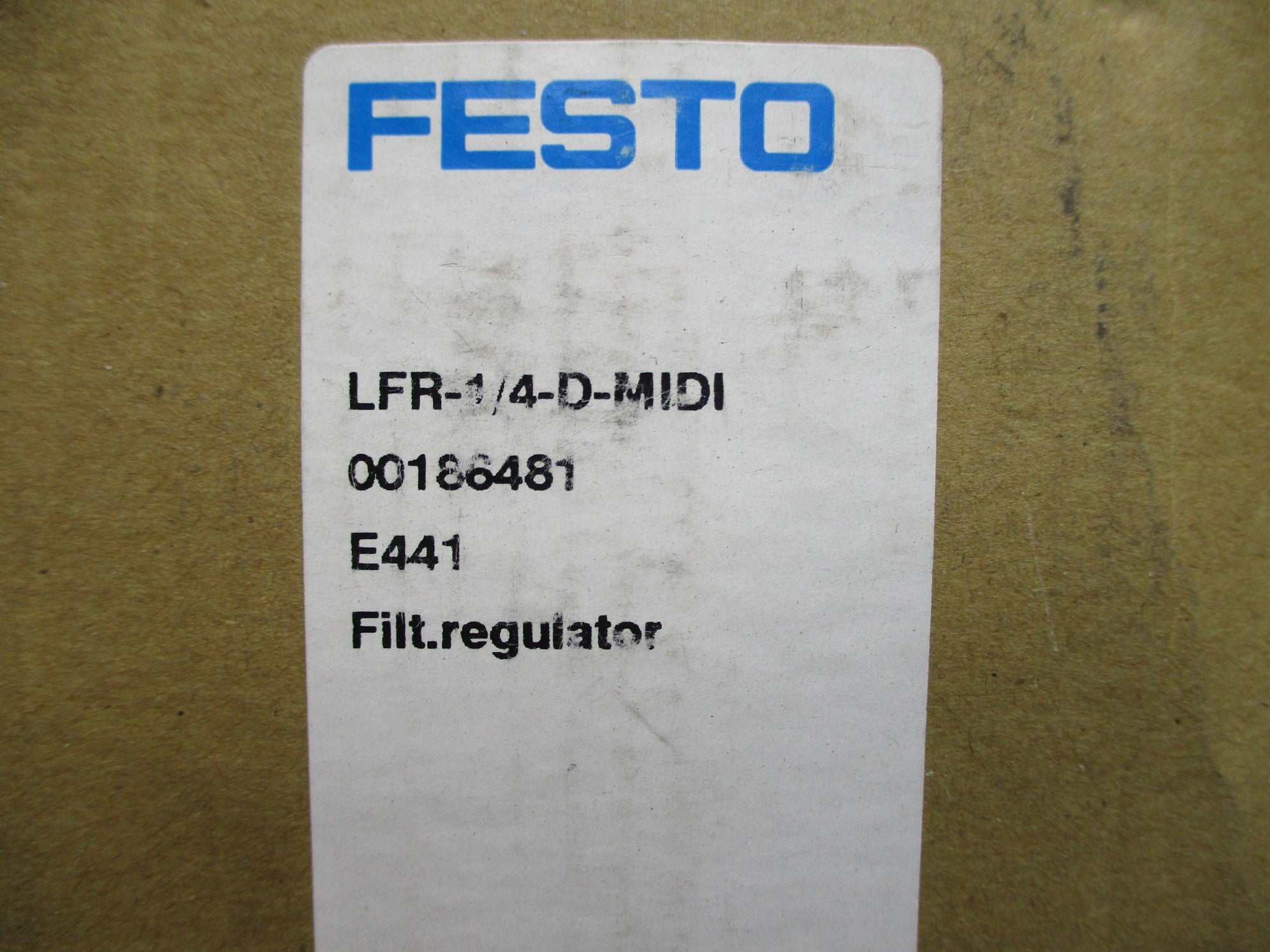 FESTO LFR-1/4-D-MIDI 00186481 SER. E441 NSMP