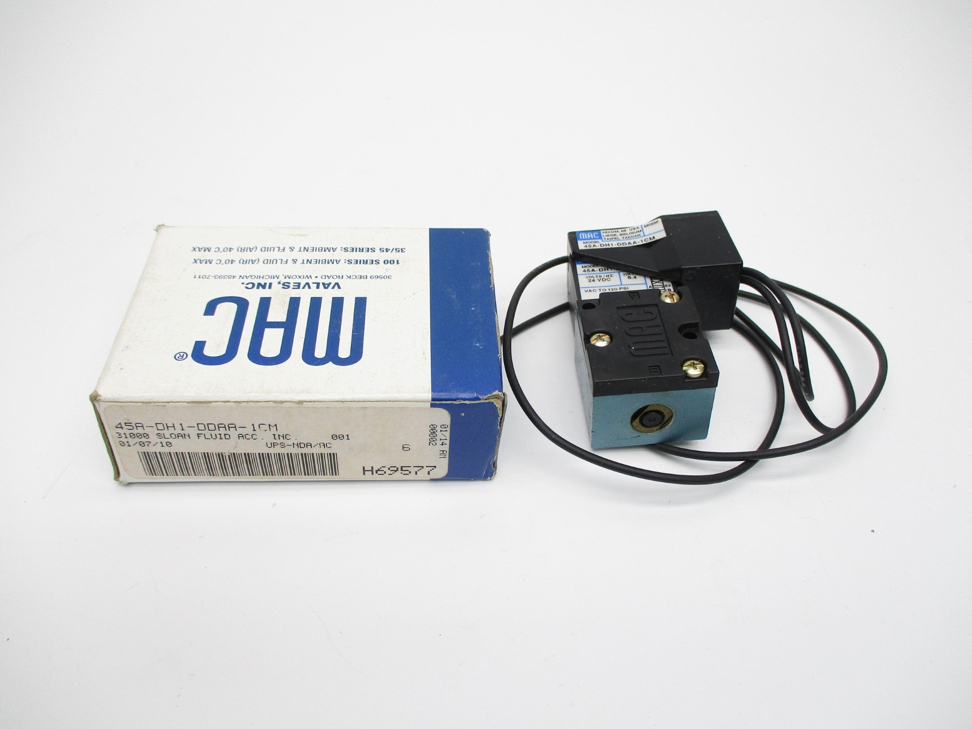 MAC 45A-DH1-DDAA-1CM 24VDC 120PSI NSMP