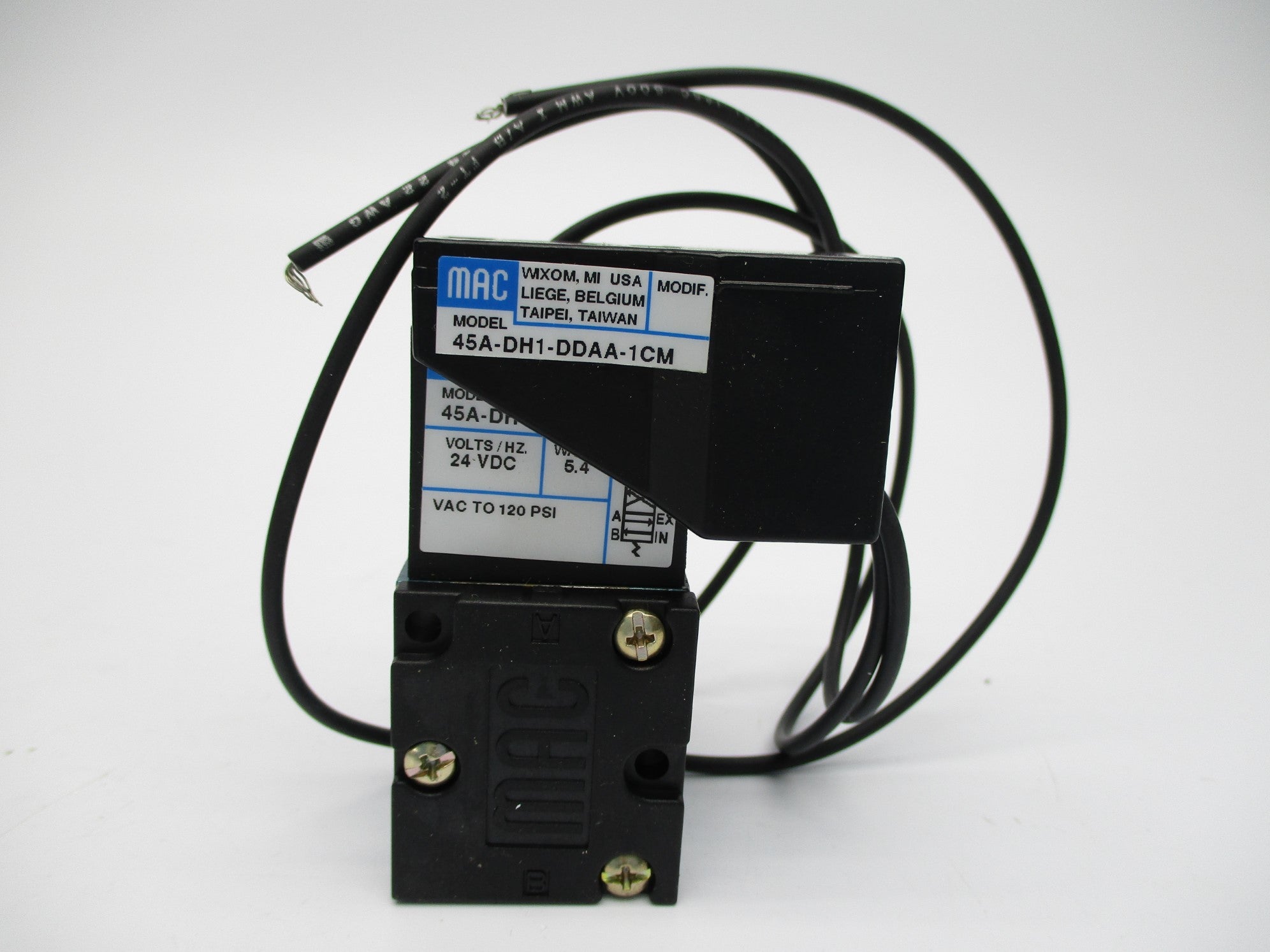 MAC 45A-DH1-DDAA-1CM 24VDC 120PSI NSMP