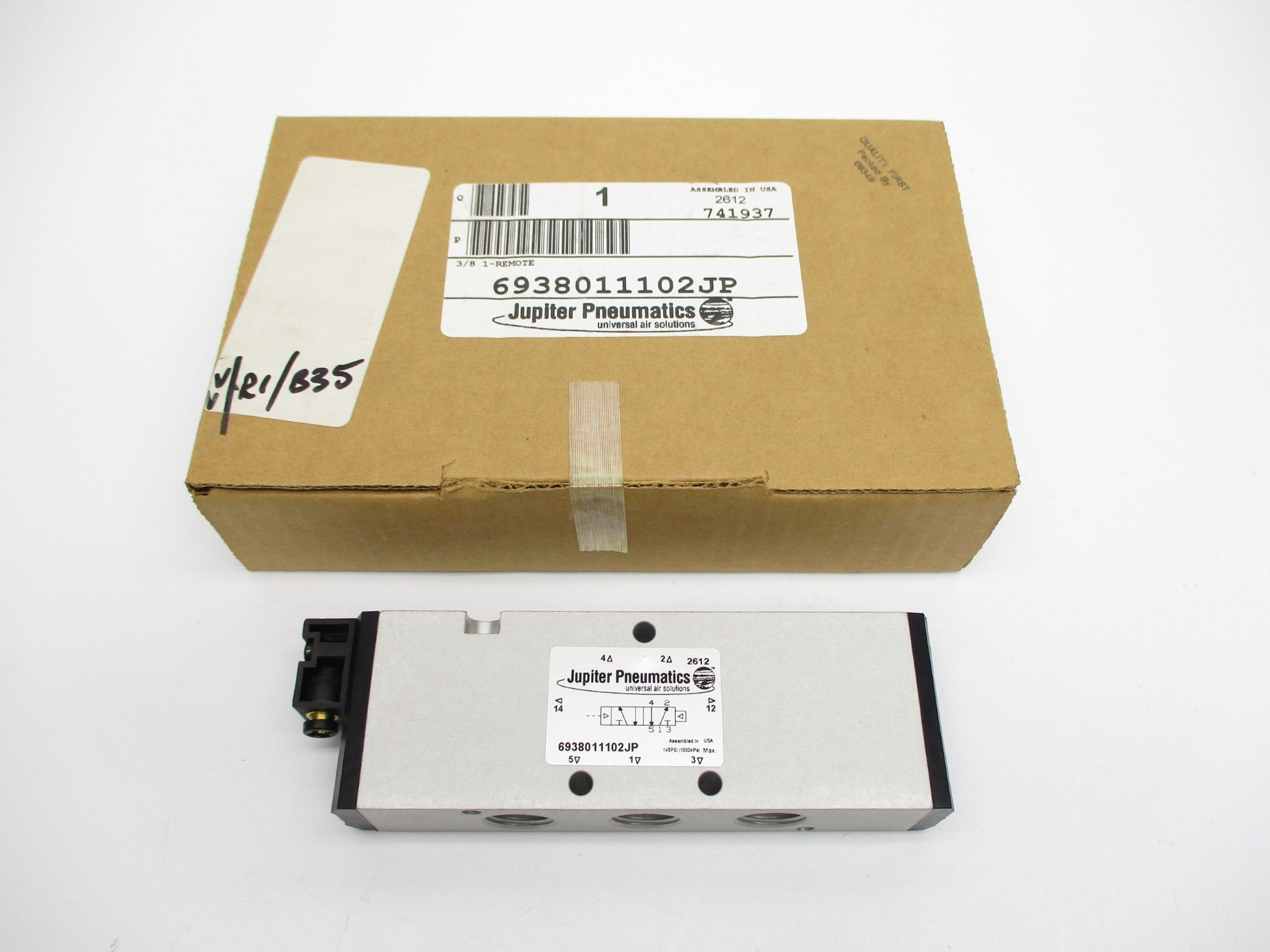 JUPITER PNEUMATICS 6938011102JP 145PSI NSMP