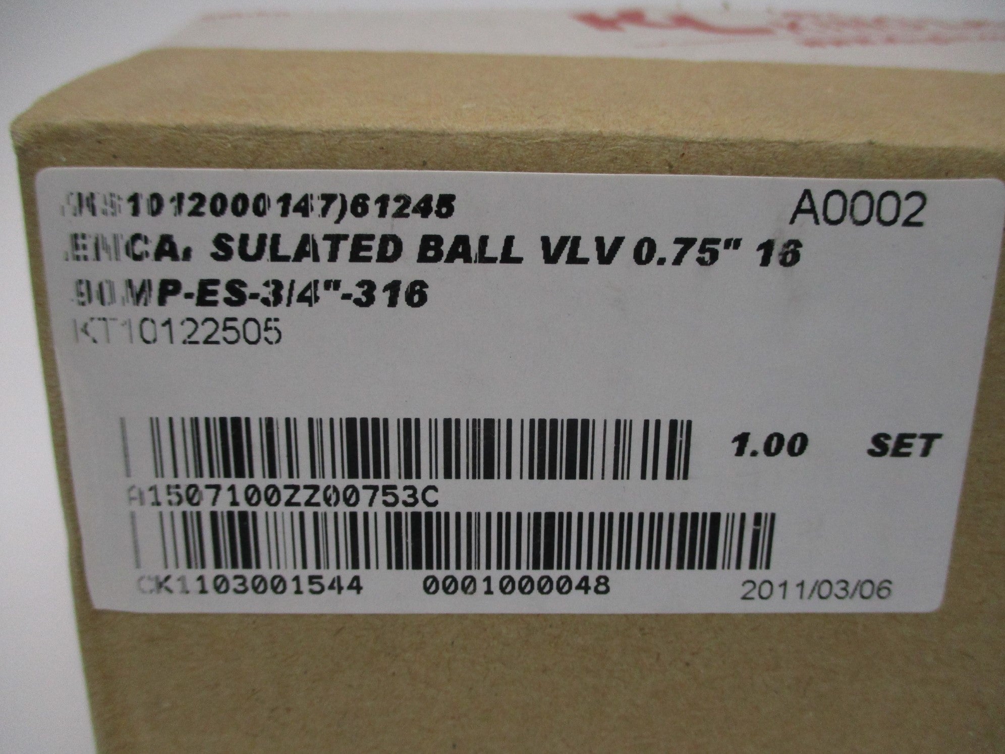 VALVE 90MP-ES-3/4"-316 NSMP
